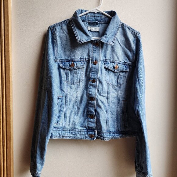 Ci Sono Light Wash Jean Jacket Size XL - Picture 1 of 16